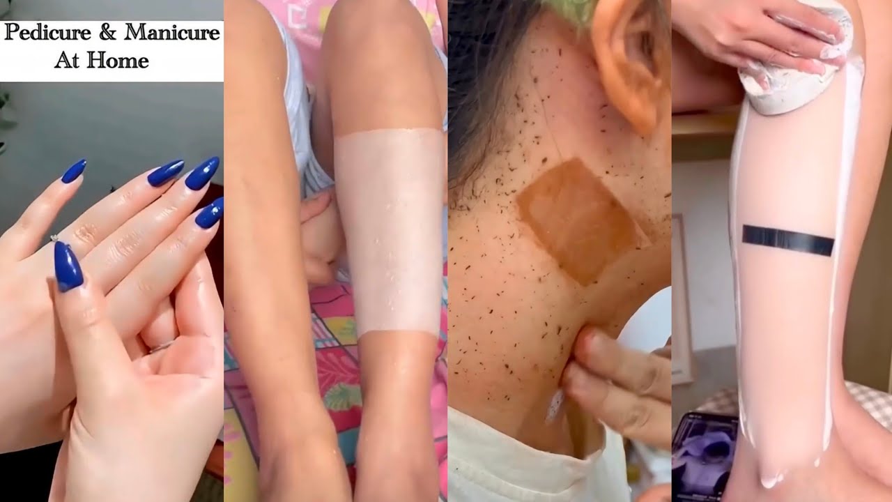 Fair hand and legs tips Easy manicure pedicure at home suntan remove Skin Brighteninng 
