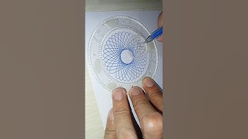 ⭕How many circles were drawn 🤔🤔🤔 #spirograph #satisfying #asmr #youtubeshorts