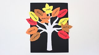 Thankful Tree Craft