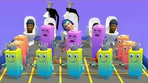 [CUBE VERSION] MERGE SKIBIDI TOILET LEVEL 1 MERGE MASTER Battle NEW Version ⭐⭐⭐⭐⭐ abcdefghijklmnopqr