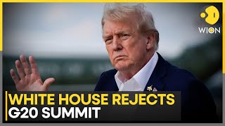 US vs South Africa: White House Denies Participation at G20 Summit | WION