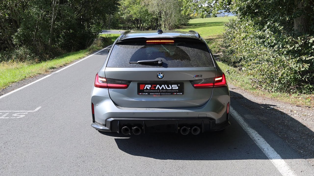 BMW M3 G81 facelift - REMUS GPF-back + HJS 200 CPSi homologated main CATs 