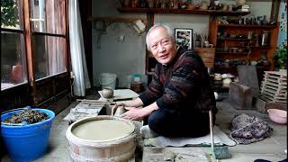 Tokoname Master Craftsman   Hokujo Genji Shimizu　伝統工芸士　清水源二 Tokoname Master Craftsman Hokujo Genji Shimizu