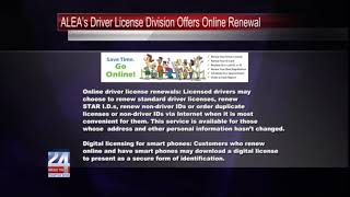 ALEA's Driver License Division Offers Online Renewal