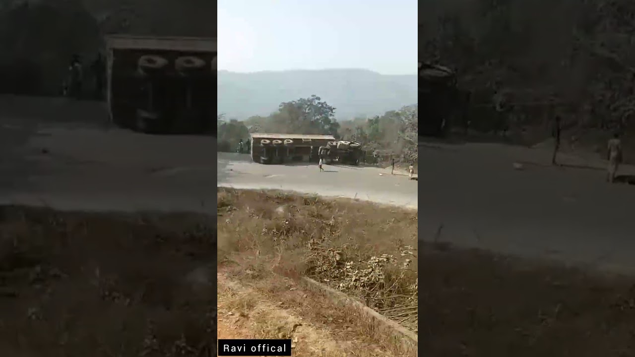 # Ghatpendari...Ambikapur rod..Trick...aksident video..Truck alsident...status video...