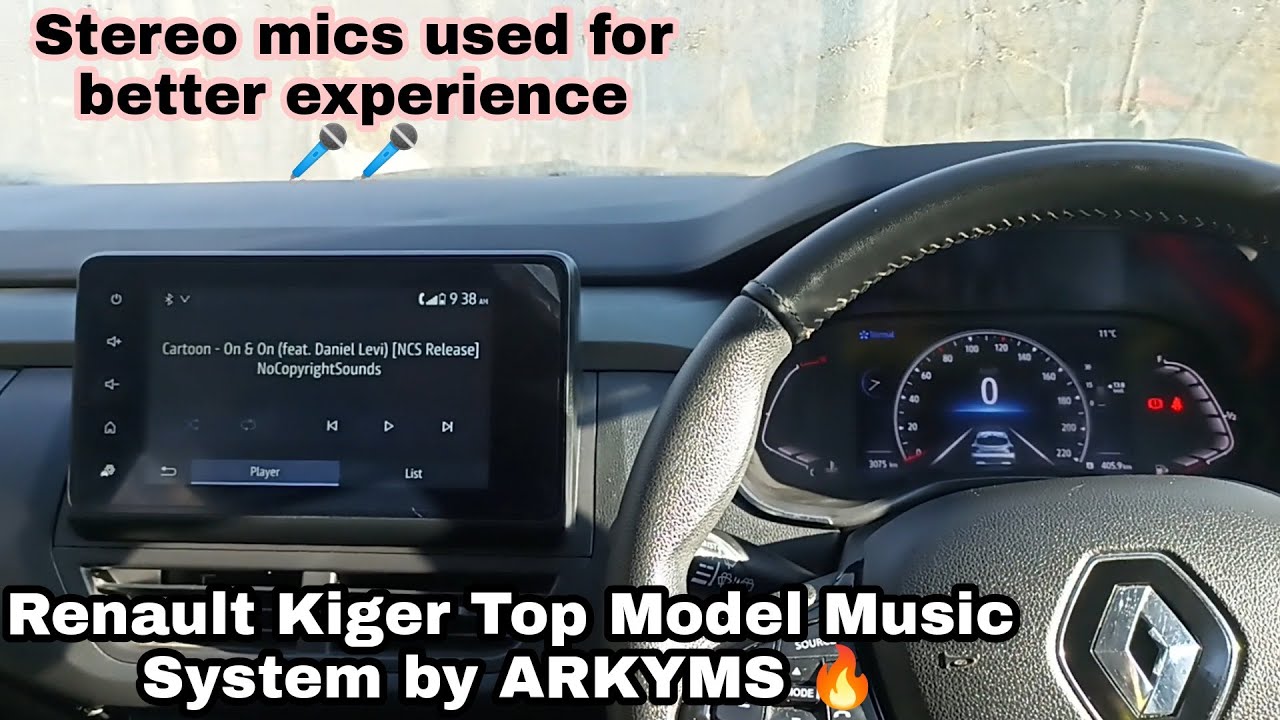 Renault Kiger RXZ Turbo Detailed Music System Review Video Renault
