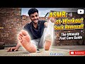Post-Workout Relaxation: Removing White Socks & Foot Freedom