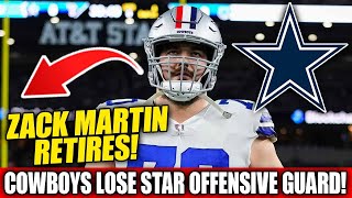 Cowboys Star Zack Martin Announces Shocking Retirement | End of an Era in Dallas
