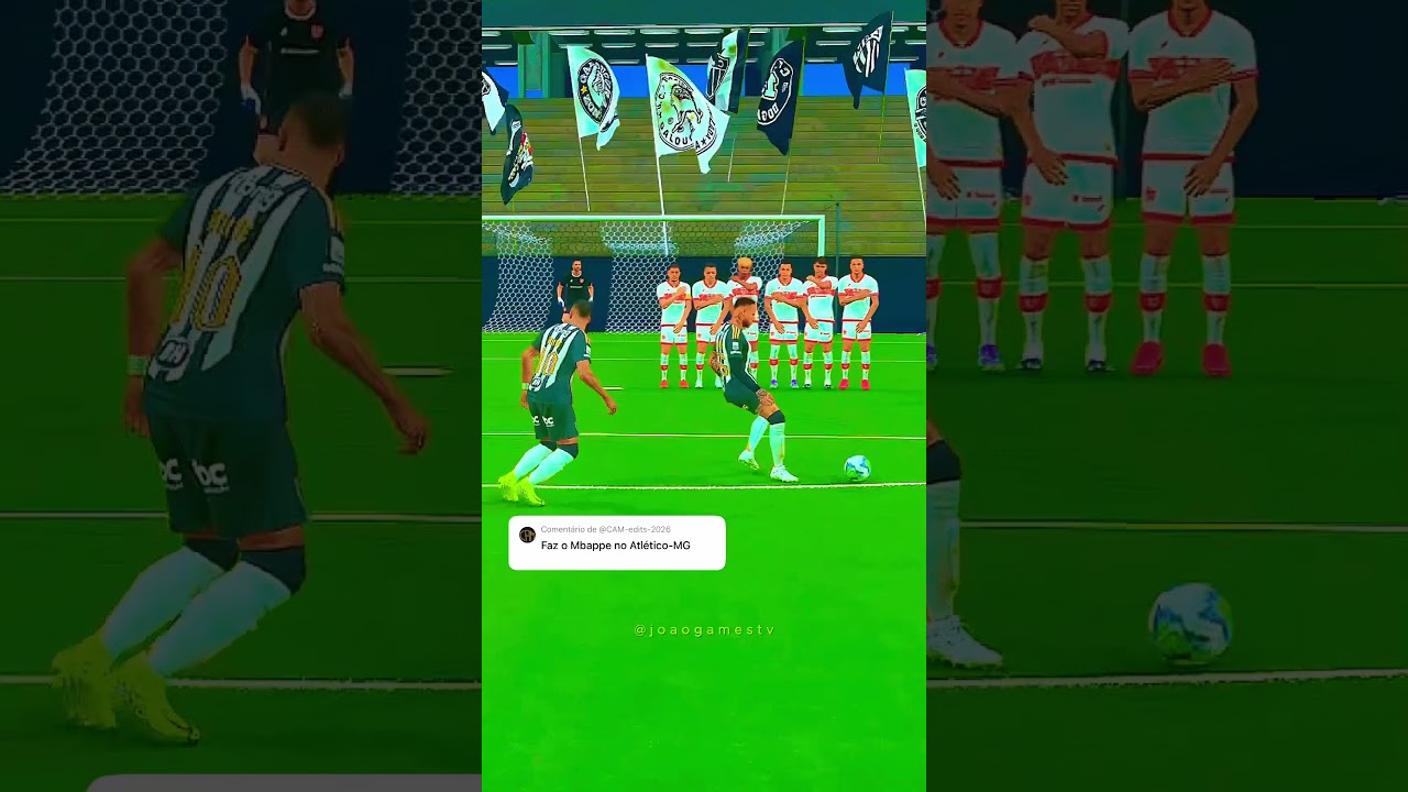 Mbappé e Neymar no Atlético Mineiro 