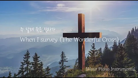 [1Hour] When I Survey (The Wonderful Cross) /주 달려 죽은 십자가 (놀라운 십자가)/Piano Instrumental