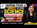 Haryana Police Group-D CET Mains Science | Modern Periodic Table | Theory + PYQ | Priya Rathee Mam