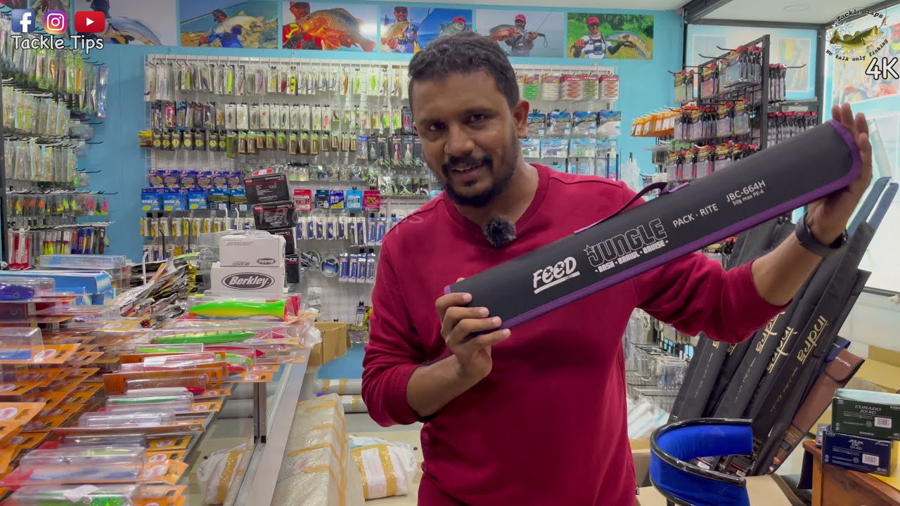 Tackle Tip’s shop update Feed Jungle Pack Rite Bait Casting Rod