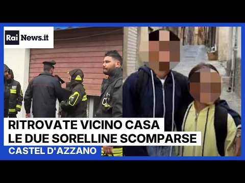 Video Ritrovate vicino casa le due sorelline scomparse a San Cataldo