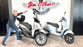 Touring Scooters! Vespa 300 GTS vs. Piaggio BV 400 Beverly  InDepth Review