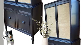 $25 Valspar Cabinet & Furniture Enamel No Brushstrokes! STREAK FREE BLACK Detailed boho TREND 2022