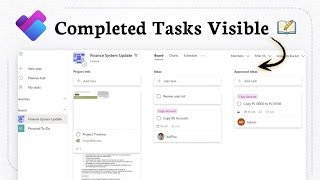 How to view completed tasks in Microsoft Planner
