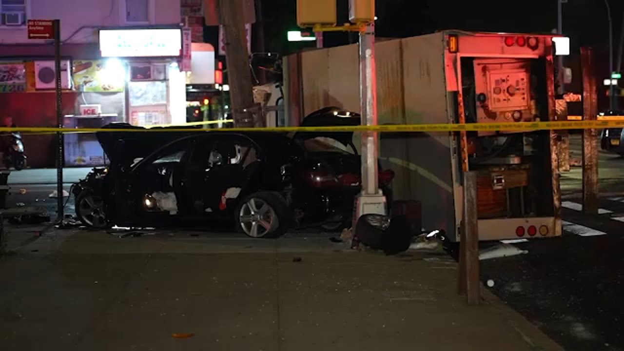 Driver in custody after city employee killed in car crash in Queens ...