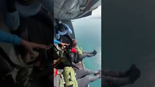 #Indonesian#army#sky diving# training#