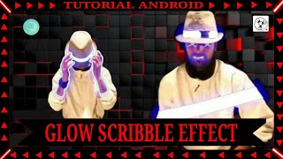 scribble glow effect on smartphone