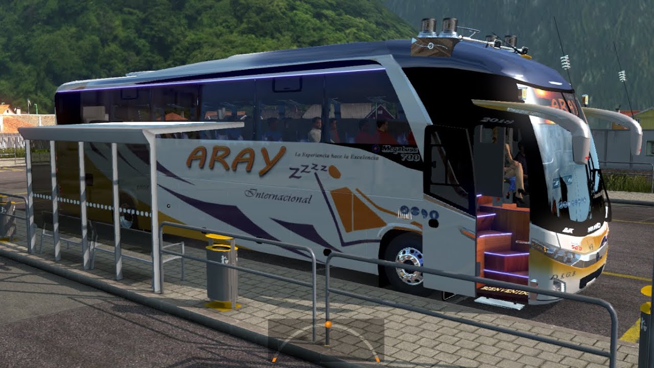 Mod Bus Ecuador - Coop. Aray - Conduciendo a toda maquina! | Euro Truck Simulator 2 v1.33