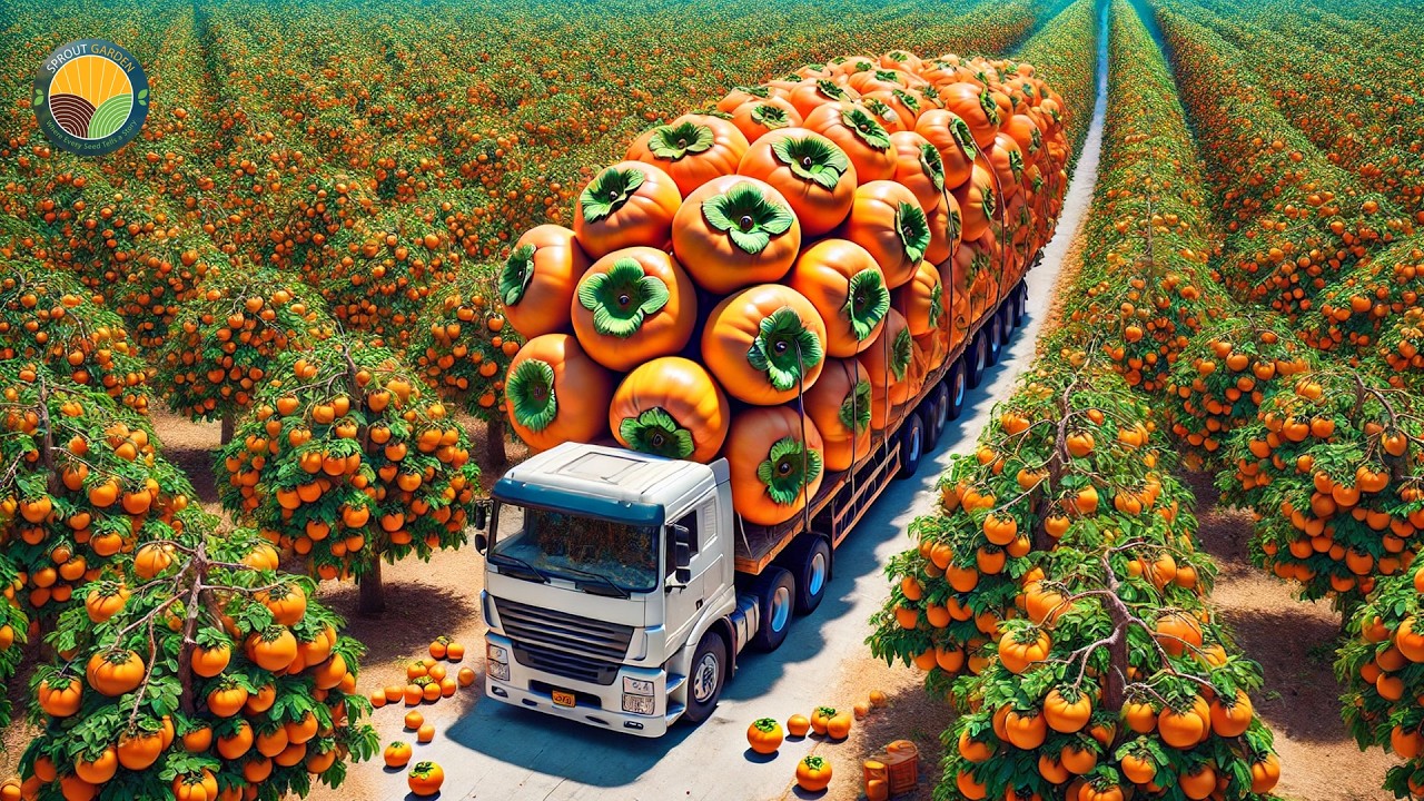 How Japanese Farmers Harvest Persimmon - Dry persimmon traditional ...