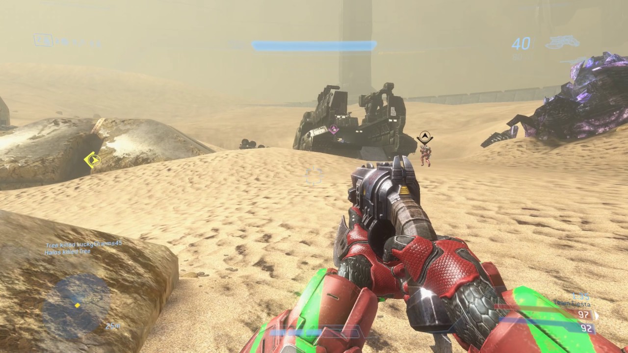 Halo Online Gameplay: Eldewrito mod for Halo PC. #2