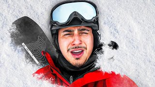 SNOWBOARDING FOR THE FIRST TIME! ft: JATHALY