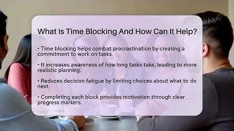 What Is Time Blocking And How Can It Help? - The Personal Growth Path