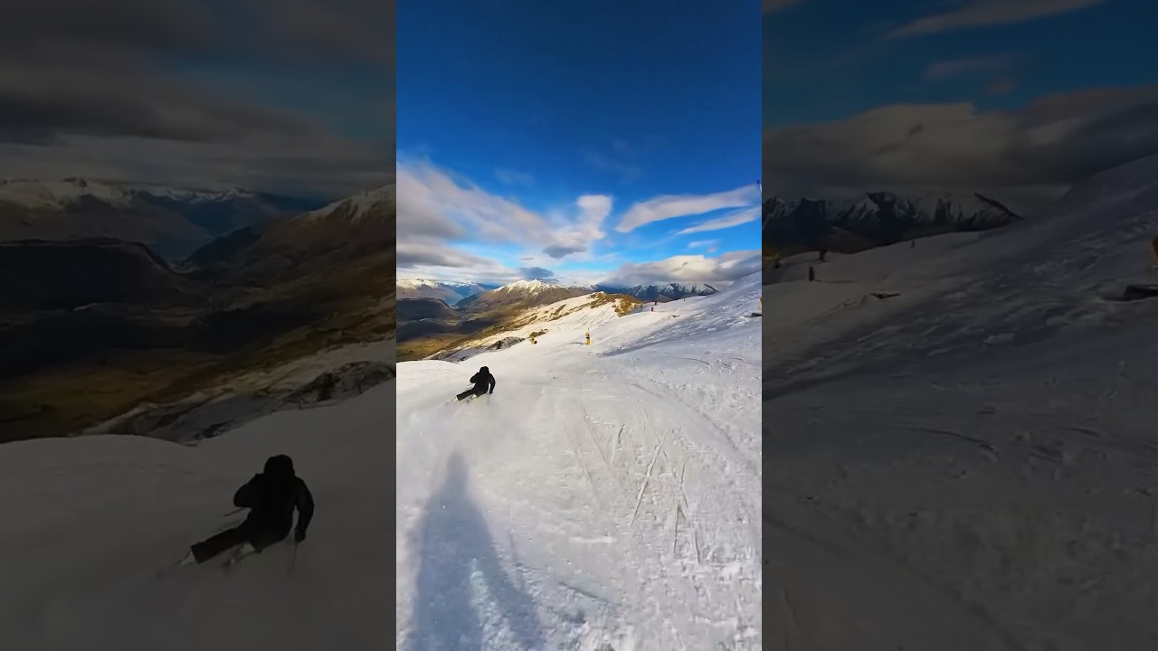 My first ski turns of winter 2024 in New Zealand 🇳🇿⛷️ 
