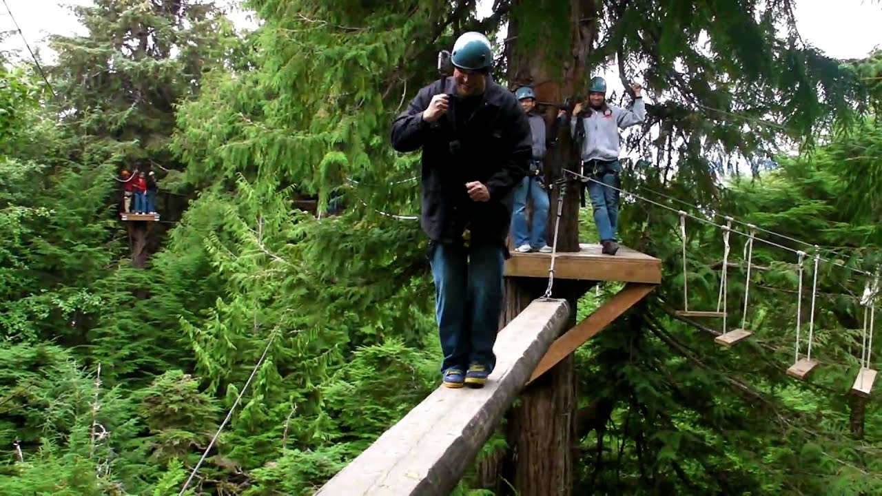 Ketchikan Alaska Zipline Ropes Course Southeast Exposure