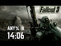 Fallout 3 Any% Speedrun In 14:06 (Former World Record)