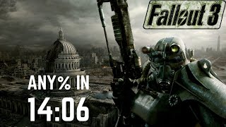 Fallout 3 Any% Speedrun In 14:06 (Former World Record)