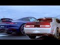 Dodge Challenger SRT Demon 170 vs. Porsche 911 Turbo S - Opposite Power