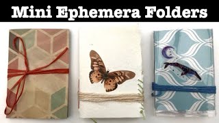 Mini Ephemera Folders