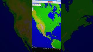 Terrain visualization in Google Earth Engine #shorts