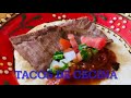 Tacos de Cecina El Sergio