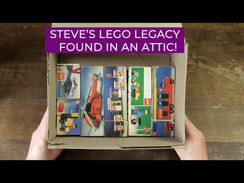 YouTube thumbnail: Steve’s LEGO Legacy – Found in an Attic! #lego #legoland