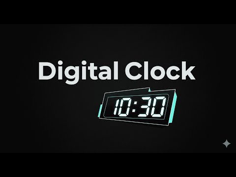 🕒 Build Your Own Digital Clock with JavaScript
