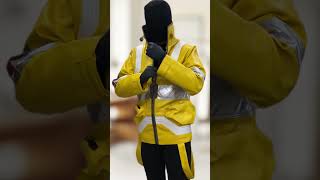Men's Yellow Cyberpunk Edgerunners Leather Jacket