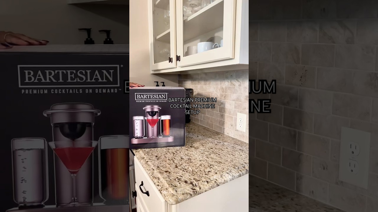 Bartesian Cocktail Machine Setup  