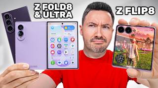 J'ai reçu les Galaxy Z Fold 8, Ultra et Z Flip 8 ! (je suis choqué)