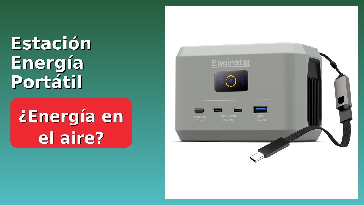 RESEÑA (2025) : Estación Energía Portátil Enginstar.. DETALLES ESENCIALES