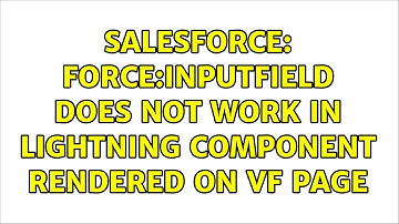 Salesforce: force:inputField does not work in lightning component rendered on VF page