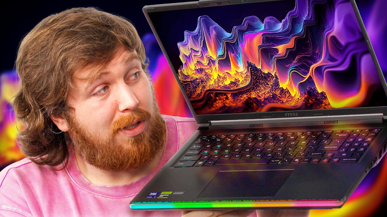 Linus Tech Tips MSI Raider 16 MAX HX 영상 썸네일