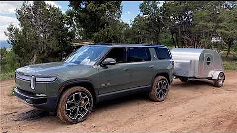 Rivian R1s Off-road mode to Tow mode