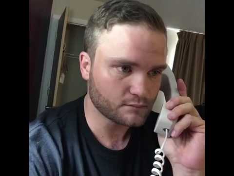Vine: lonely guy in a hotel room