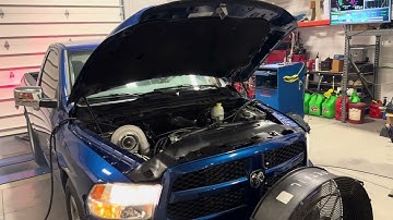 ON 3 Single Turbo NEW BILLET INTAKE Cammed Out Ram 1500 Dyno Pull, TRX Killer