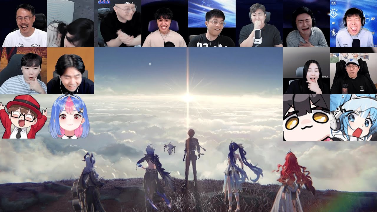 [명조] 조수 임무 제2장 10막 , 11막「지나간 것은 언젠가 돌아올테니」, 「어두운 물결이 드리울 새벽」메인 스토리 스트리머 반응 모음