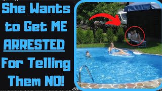 r\/EntitledPeople - Neighbor Breaks Into My LOCKED Yard to Swim! Gets Mad at ME!