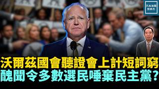 沃爾茲國會聽證會上計短辭窮，醜聞令多數選民唾棄民主黨？｜天高海闊 20260310｜#美國  #政治  #川普
